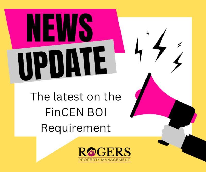 An Update About the Filing Requirements Of Beneficial Ownership Information (Boi) and the Financial Crimes Enforcement Network